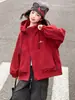 Jaqueta corta-vento com capuz para meninas, estilo primavera e outono, novo estilo 2026, jaqueta casual para crianças de tamanho médio e grande, estilo coreano, solta, jaqueta versátil, outono
