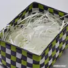 Caixa de Doces para Casamento Escovada, Papel Picado de Ráfia, Caixa de Presente para Natal e Dia dos Namorados, Enchimento de Caixa Vermelha, Atacado