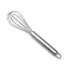 Batidor de Huevos Manual de Acero Inoxidable para Batir Crema y Huevos, Herramienta Comercial Espesada y Alargada para Mezclar y Hornear