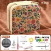 Kit de Costura Completo para DIY em Casa, Ferramentas de Costura Portáteis para Viagem, Conjunto de Caixa de Costura Doméstica, Em Estoque, Dropshipping de Peça Única Disponível
