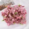 Simulação 3 garfos flor pequena flor da sorte flor artificial flor de seda flor para grampo de cabelo DIY material para flor de cabelo acessórios de cabelo buquê decoração de casamento