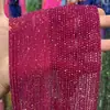 Hemoglobina de Paloma Cuentas Pequeñas Cortadas Hilo Largo Corindón Rojo Facetado Birmano Cuentas Cuerda para la Muñeca DIY Collar para la Clavícula Mayoreo