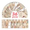 Compra Direta Transfronteiriça de 36 Cartões de Texto com Estilo Floral Clássico e Fresco, Cartões de Texto Inspiradores com Energia Positiva Simples