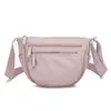 Bolsa transversal design dobrável para armazenamento esportes ao ar livre lazer diário bolsa para esportes de yoga cor sólida bolsa pequena atacado