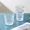 Taza de vidrio creativa con alto valor estético, adecuada para uso doméstico, taza de leche, taza glaciar con diseño de árbol, taza para café y cerveza