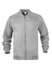 Chaqueta Deportiva Casual de Color Sólido con Cuello Alto y Cremallera para Hombre, Suede, Europea y Americana, Talla Grande, Manga Larga, Cárdigan