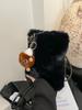 Bolsa Cruzada de Peluche para Teléfono Móvil Transfronteriza para Mujer, Modelo Nuevo 2026 Cruzada, Diseño de Nicho Casual Versátil, Bolso Cruzado de Hombro Único a la Moda
