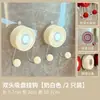 Gancho de ventosa para banheiro, sem furar, resistente, gancho adesivo de cabeça dupla, cabide, prateleira sem marcas para trás da porta do banheiro