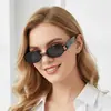 Gafas de Sol Retro Europeas y Americanas de Estilo Nuevo de Moda con Montura Pequeña Estilo Callejero Versátiles de Gama Alta Lisas Gafas de Influencer