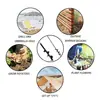 Barrena de Tierra Broca Helicoidal para Plantación en Jardín, Aflojamiento de Tierra en Jardines y Huertos, Taladro Eléctrico Manual, Broca para Perforar Agujeros en la Tierra