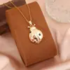 Collar de Cobre con Colgante de Insecto Gotas de Aceite Personalizado Europeo y Americano de Frontera Nicho Lujo Ligero Ins Colgante de Alta Gama Joyería Versátil de Moda