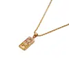 Collar Taina de Acero Inoxidable Europeo y Americano para Mujer Diseño de Nicho Etiqueta de Sol Luna Estrella Collar de Acero de Titanio Colgante Versátil Cadena para Clavícula