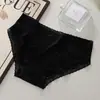 Ropa interior de encaje para niña de cintura media-baja, verano, fina, transpirable en la entrepierna, estilo japonés, puro deseo, color nude, secado rápido, dulce