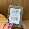 Serie Floral Qianfan Atmósfera Clara de Hielo Gato Tallado Ojo de Gato Puro Hecho a Mano Adhesivos de Uñas Portátiles Puntas de Uñas Postizas