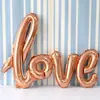 Joyería Día de San Valentín Boda Creativo Romántico Carta de Amor Papel de Aluminio Globo de Confesión Decoración Arreglo