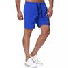 Verão 2025 Shorts Casuais Masculinos com Etiqueta de Couro Cor Doce Calças Cinco Pontos Masculinas Dez Cores Impermeáveis Secagem Rápida Calças de Praia
