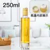 Botella de aceite de vidrio engrosado Blanco Cristal 500ml botella de aceite de nuez 250ml botella de aceite de oliva 100ml botella de aceite de camelia