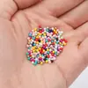 Nuevas Cuentas de Arroz de Vidrio Sólido No Poroso Pintura Colorida Micro Cuentas DIY Funda de Teléfono Móvil Bolígrafo con Cuentas Accesorios para Joyería Cuentas Sueltas