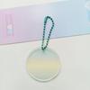 Placa Coo de Gradiente Sniffing Alta Transparencia Amor ins Hermosa Tarjeta Coo Acrílico Disco Pequeño Decorativo Llavero Colgante DIY