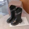 Botas altas infantis para meninas estilo princesa, botas longas versáteis, novidade da moda outono e inverno 2026, botas longas estilosas estilo princesa