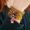 Colgante Pequeño de Hongo Pulsera de Resina Plástica Encanto Llavero Arte Hecho a Mano DIY Accesorios para Joyería Mayoreo
