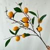 Ramas de Fruta de Limón Simulado Decoración para el Hogar Fruta de Espuma Limón Artificial Accesorios para Fotos Adornos Fruta Simulada al por Mayor