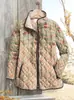 Jaqueta Feminina Acolchoada de Algodão com Estampa de Elementos de Novo Estilo Temu, Moda Personalizada, Outono e Inverno, Roupa Acolchoada de Algodão