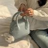 Bolsa Boston para Mulheres 2026 Novo Estilo Coreano Ins Simples Versátil Bolsa de Mão Transversal Pequena Quadrada Casual Viagem
