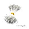 AliExpress flor artificial plateada nuevo núcleo de flor ramo diy hecho a mano horquilla para el pelo de flor envuelta accesorios decorativos