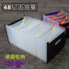 En stock PP Clip Organizador Arcoíris Estudiante Multicapa Clip Clasificador de Exámenes 48 Capas Clip de Almacenamiento de Archivos Personalizado A4 Gran Capacidad