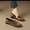Exquisitos zapatos planos de cuero suave estilo francés para mujer, nuevos mocasines sin cordones, cómodos, versátiles, ligeros y fáciles para los pies