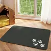Tapete Especial para Alimentação de Pets, Jogo Americano para Gatos e Cachorros, Acessórios para Gatos, Tapete de Arroz, Antiderrapante para Gaiola de Cachorro, Tapete Impermeável e à Prova de Salpicos, Design Fofo de Desenho Animado