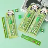 Conjunto de Lápis Panda, Conjunto de Papelaria para Estudo com Cinco Peças, Presente de Alto Valor para o Dia das Crianças, Prêmios para o Jardim de Infância