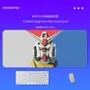 Mouse Pad Extra Grande de Mecha Anime Gundam Unicorn Banshee Borda Espessada Travada Mat de Mesa para Jogos