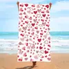 Toalha de Praia de Fibra Ultrafina Transfronteiriça que Absorve Água e Não Solta Fiapos, Personalizada com Fotos, Toalha de Praia Impressa Digital de Secagem Rápida da Amazon