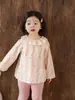 Conjunto de Encaje para Niñas Wulibu 2026 Nuevo Estilo Primavera y Otoño Camisa Sudadera de Dibujos Animados para Niños Falda de Tirantes Moderna Moda
