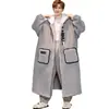 Pijama Pijama Masculino Longo Outono e Inverno Veludo Coral Aconchegante Forrado com Fleece Adolescentes 2025 Novas Roupas de Casa Masculinas