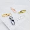 Accesorios de herrajes para cierres de tamaño pequeño hebilla de cangrejo hebilla de cabeza de cadena accesorios de hebilla de llave de cadena para bolsa hecha a mano DIY casera