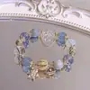 Popular Pulsera Corona Xuan Yun de Estilo Antiguo con Cuentas Negras Rey Fantasma Tai Chi y Lazo, Regalo para Parejas
