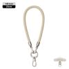 Cordón elegante de 6 mm con hebilla doble para teléfono móvil, para muñeca, corto, funda para teléfono móvil, cordón tejido, cordón para cámara/llaves, antipérdida