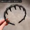 Faixa de Cabeça de Vidro Acrílico com Cabeça de Diamante Tecido Estilo Coreano Nicho Moda Versátil Acessórios de Cabelo de Alta Qualidade Venda por Atacado
