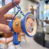 Llavero de trompeta de grabación mini de dibujos animados capibara plástico altavoz colgante de mochila infantil máquina de garra