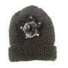 Inverno veludo meia-idade e idoso boné octogonal língua de pato moda senhora idosa lã tricotada boné abóbora chapéu quente feminino