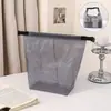 Bolsa de Maquiagem Impermeável de Viagem Multiuso com Rede Bolsa Impermeável para Armazenamento de Cosméticos Portátil de Mão para Artigos Diversos Bolsa de Higiene Pessoal