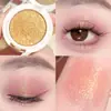 HISYI Ojos Ojos Paleta de Sombras Monocromáticas Mate Brillo Fino Perlado Natural Iluminadora Paleta de Colorete de Sombras Monocromáticas Estudiante