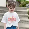 2026 Nueva Ropa de Verano para Niños Tops de Princesa Ropa Elegante para Bebés Camisetas de Manga Corta Finas de Verano para Niñas