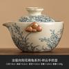 Forno Ru de Fábrica Xiangyang Flor Meng Coelho Pote de Mão Cerâmica Bule de Alta Qualidade para Chá Casa com Filtro Grande Capacidade Pote Único