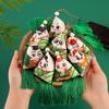 Festival del Bote del Dragón Dumpling de Arroz Estilo Japonés, Bolsita de Hoja de Artemisa, Bolsita de Dumpling de Arroz de Algodón y Lino, Regalo de Vacaciones, Colgante Pequeño Portátil, Dumpling de Arroz de la Suerte