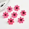 Flor de Ameixeira Simulada, Margarida, Flor Falsa Pequena Fresca, Flor de Seda, Material para Decoração de Guirlanda DIY para Casa e Casamento