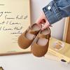 Zapatos Mary Jane para Niñas 2025 Primavera y Otoño Nuevos Zapatos de Suela Suave para Niñas Pequeñas de Exterior Estilo Coreano Zapatos Antideslizantes para Bebé Niña